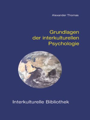 cover image of Grundlagen der interkulturellen Psychologie